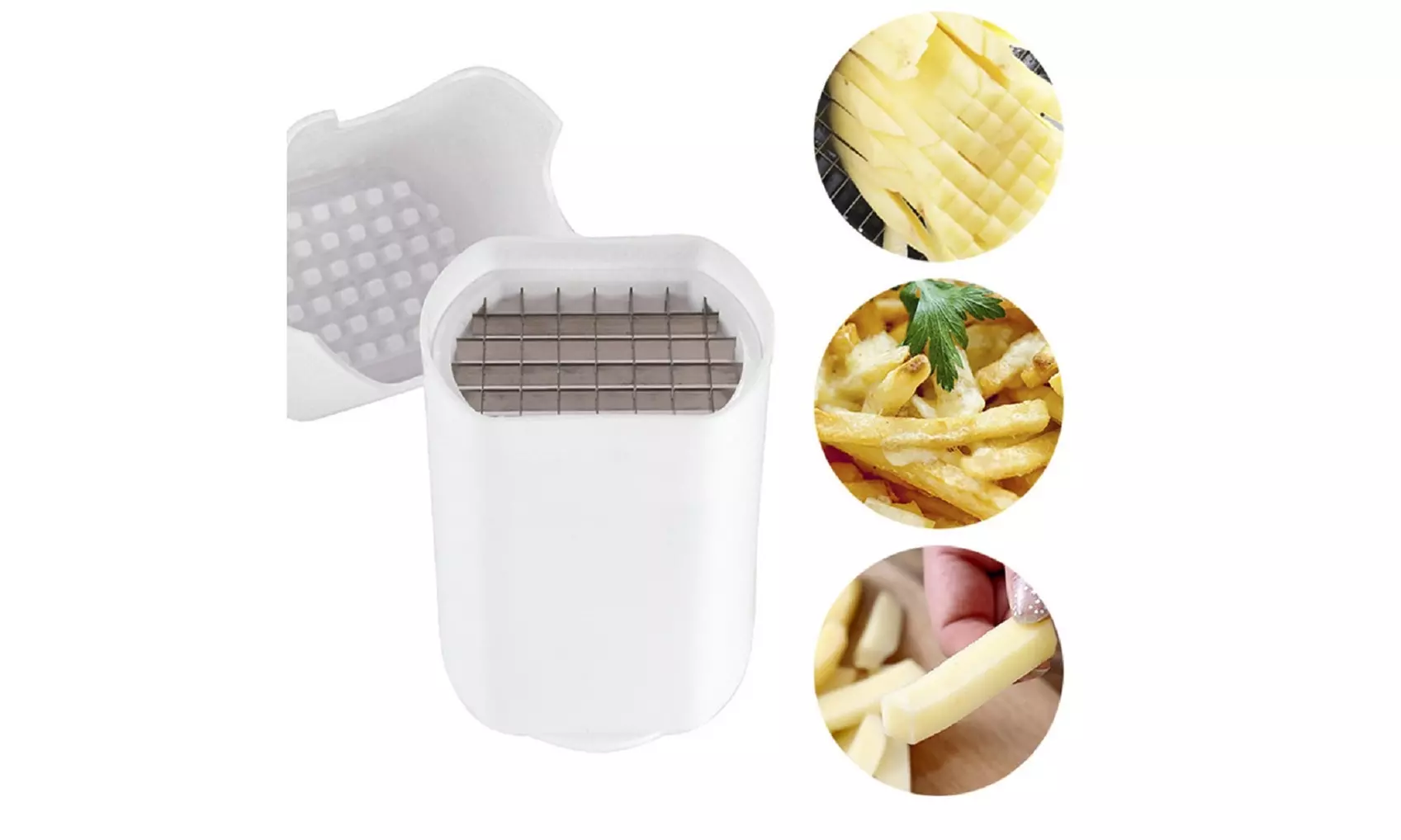 Potato Fries Cutter-Easy French Fry Cutter Vegetable Fruit Dicer Kitchen Tool