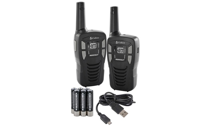 Cobra Cxt195 16-mile 2-way Walkie Talkies (2-pack) Refurbished 