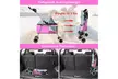 Pet Stroller 4 Wheels Posh Folding Waterproof Portable Travel Cat Dog Stroller - Second Medium