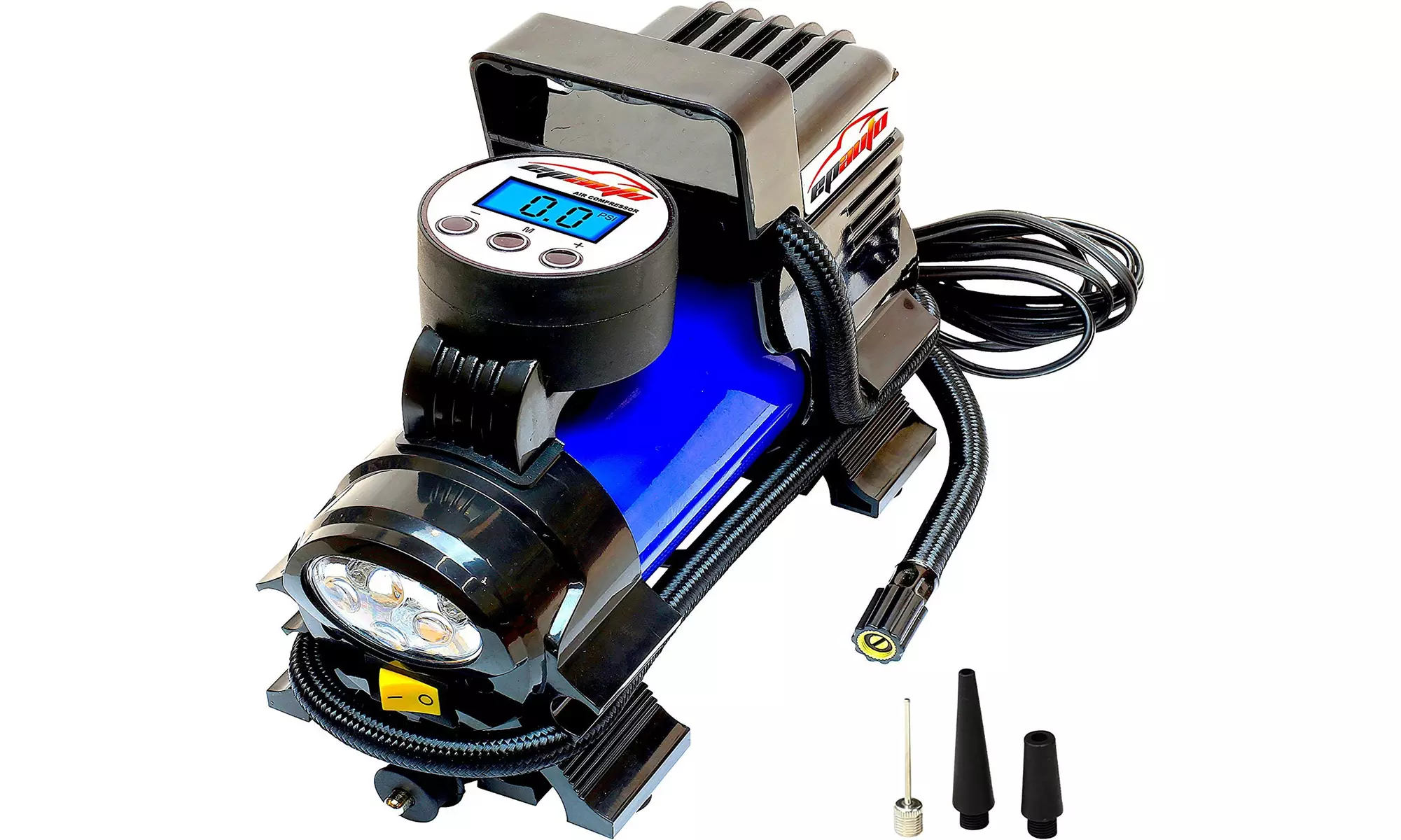 EPAuto 12V DC Portable Air Compressor Pump, Digital Tire Inflator - Primary Image