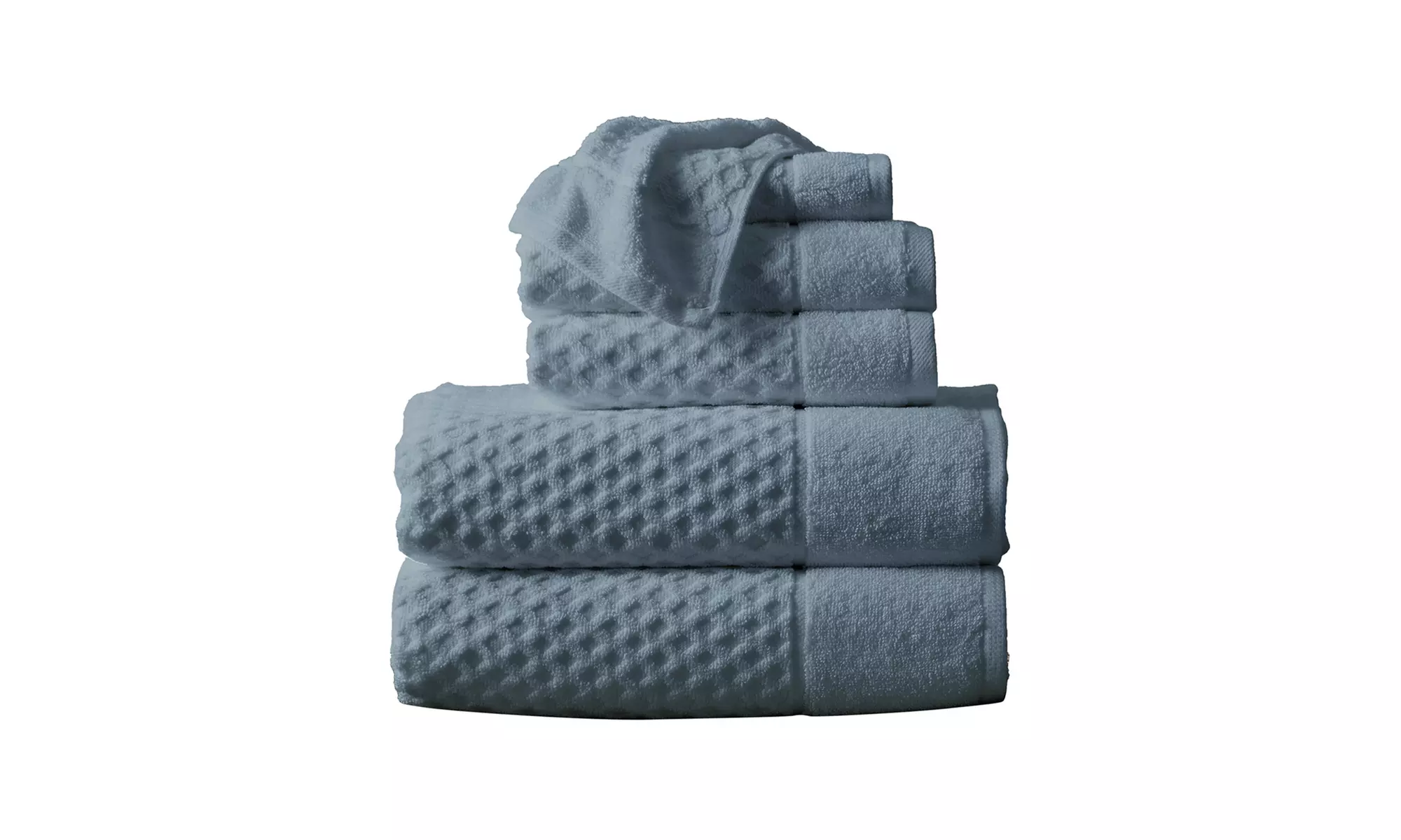 Ultra-Soft 100% Cotton Diamond Waffle Bath Towels
