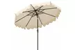 Costway 9 ft Patio Umbrella Two-Tier Market Table Umbrella Sun-Protective Canopy - Second Medium
