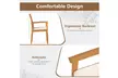 Two or Four Costway Patio Dining Chairs with Removable Padded Cushions - Second Medium