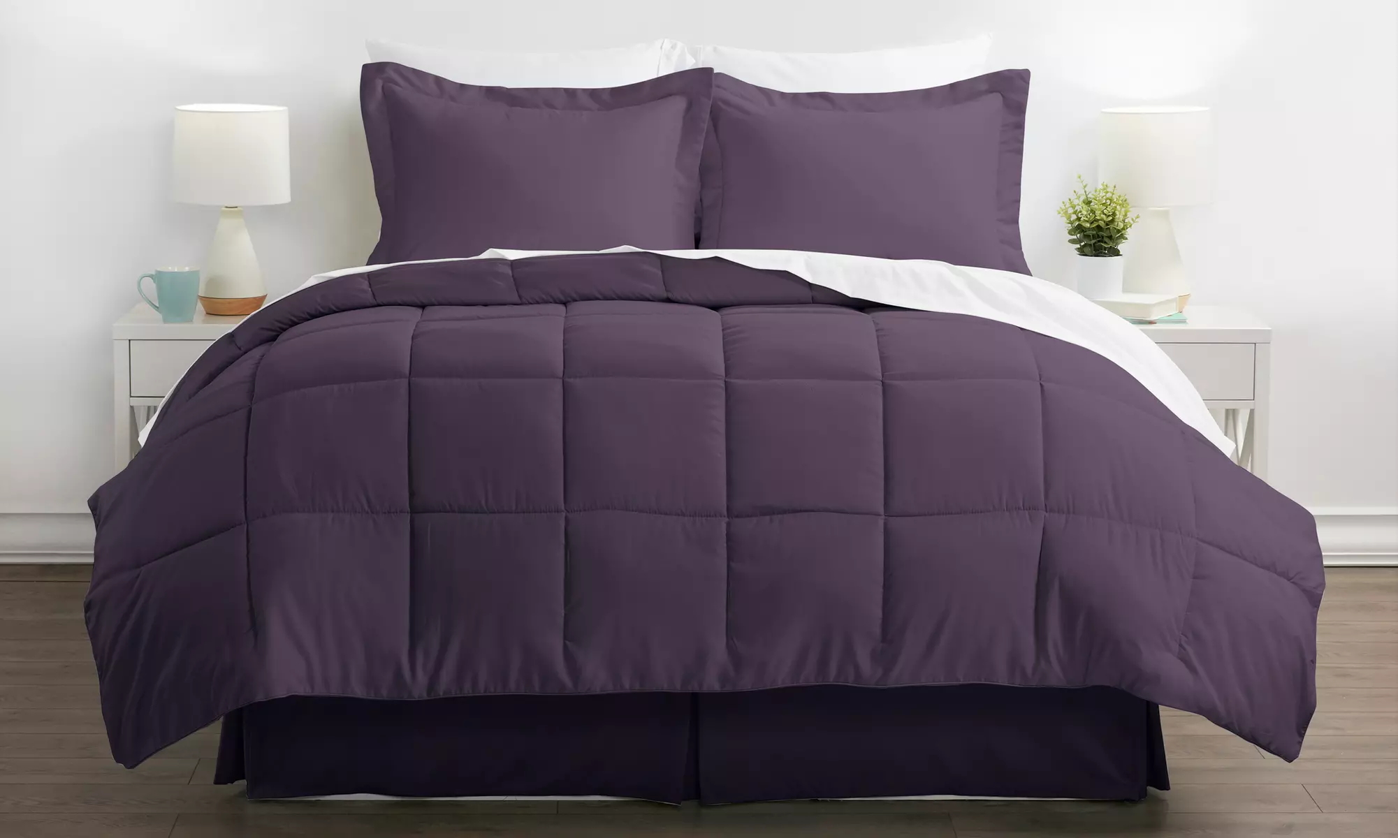 Merit Linens Premium Comforter set (8-Piece)