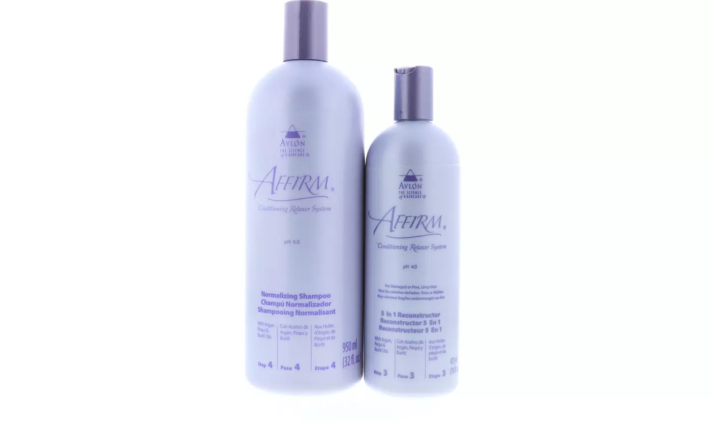 Avlon Affirm Normalizing Shampoo 32 oz, 5-in-1 Reconstructor 16 oz Set - Primary Image