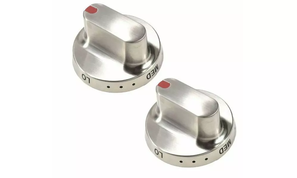 Gas Range Burner Knob Kit Samsung NX58H5600SS NX583GOVBSR FX710BGS Stove Oven x2 - Primary Image