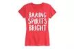 Women's Holiday Baking Tee - Second Medium