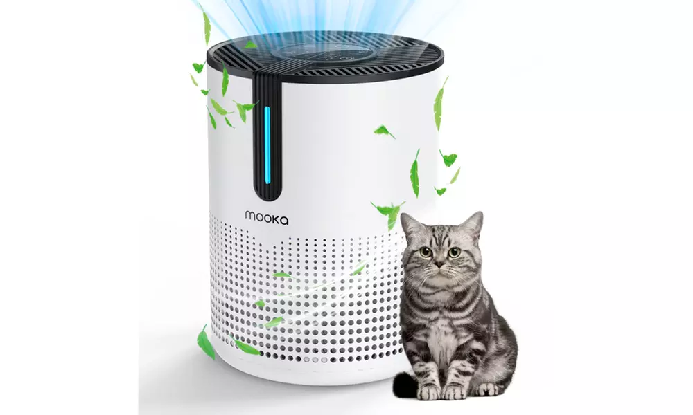 Air Purifiers for Home Large Rooms up to 1200ft MOOKA H13 True HEPA Air Purifier