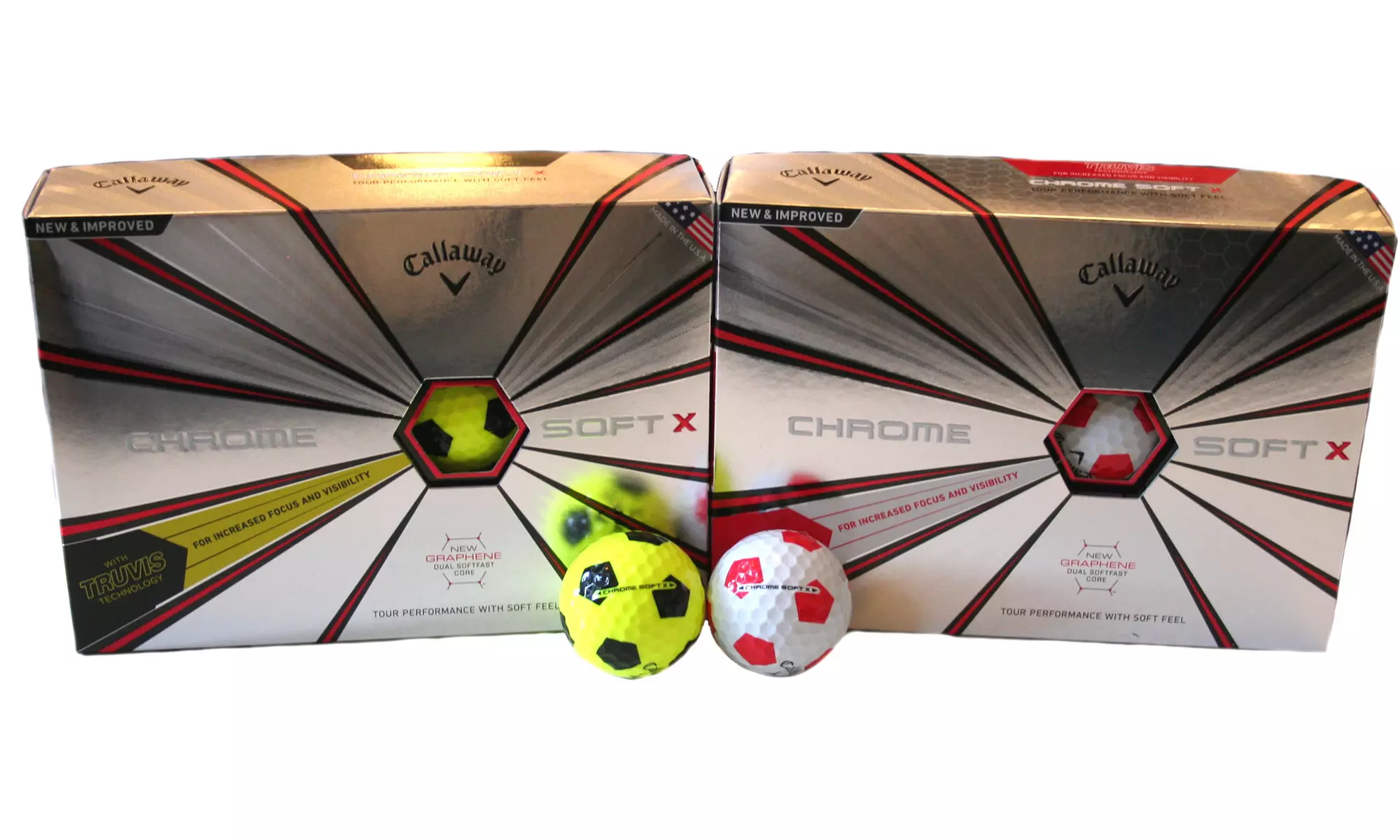 2018 Chrome Soft X Truvis Golf Balls - Primary Image
