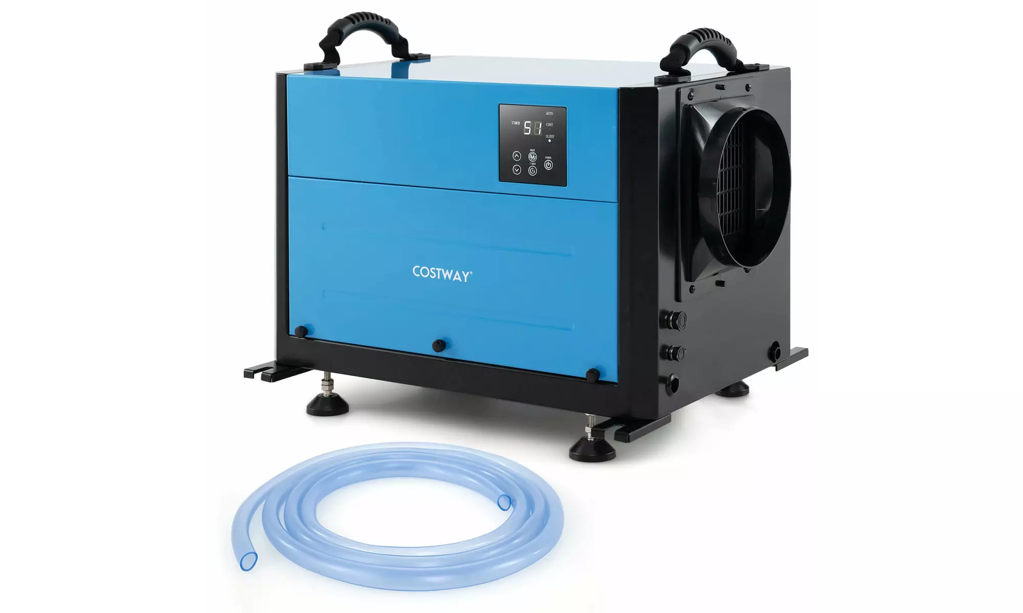 Costway Crawl Space Dehumidifier Commercial Dehumidifier w/ 3 Modes & 24H Timer