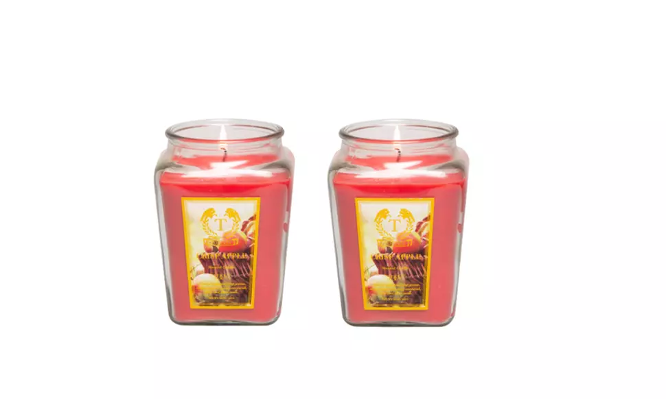 Six-Piece Toccata Aroma Scented Candles in 18oz Diamond Jars