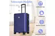3 Piece Hardshell Suitcases with Wheels Lightweight Expandable Travel Luggage - Second Medium