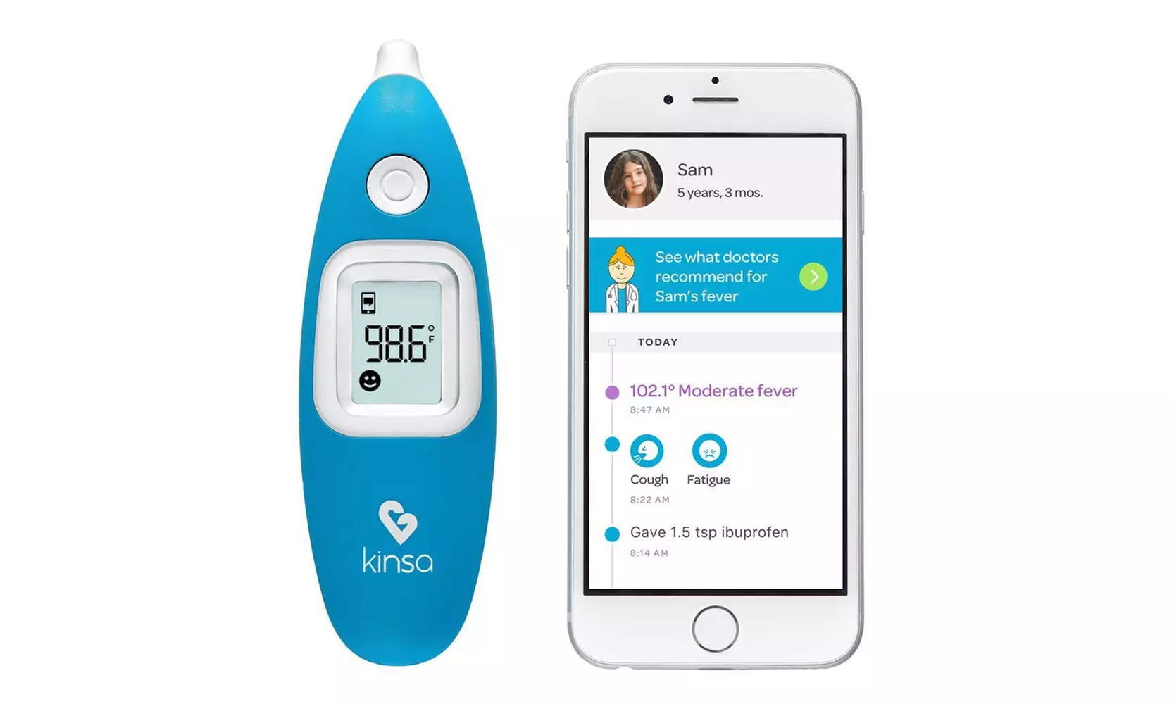 Kinsa Digital Smart Ear Thermometer - Primary Image