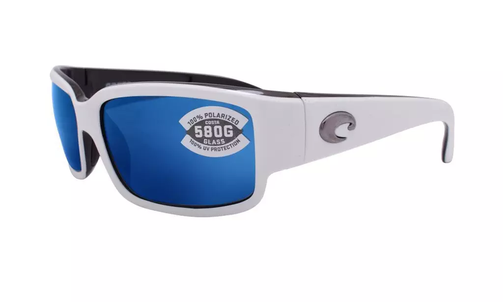 Costa Del Mar Caballito CL 30 OBMGLP White Black / Blue Mirror - Primary Image