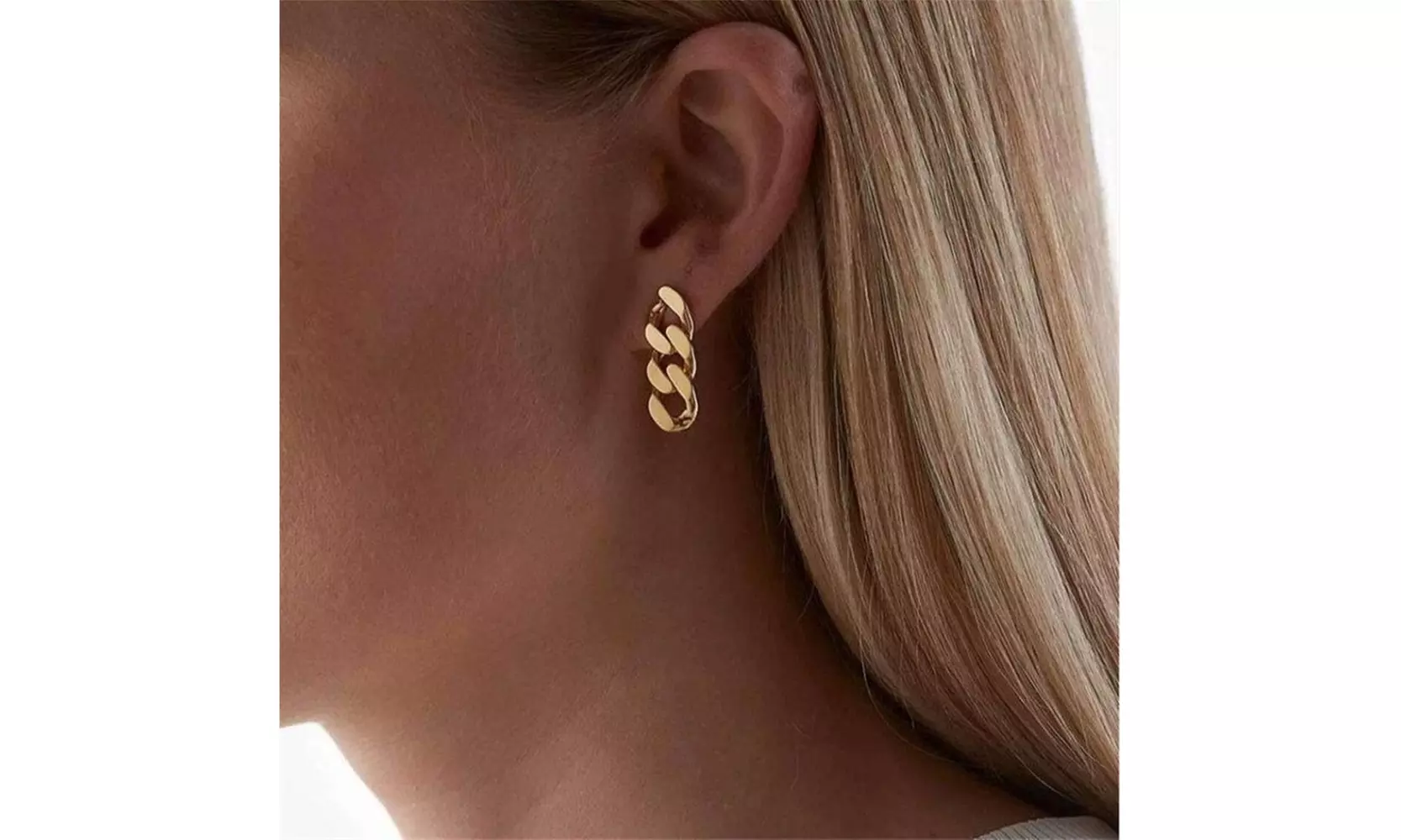Ink + Alloy Parker V Chain Link Drop Earrings