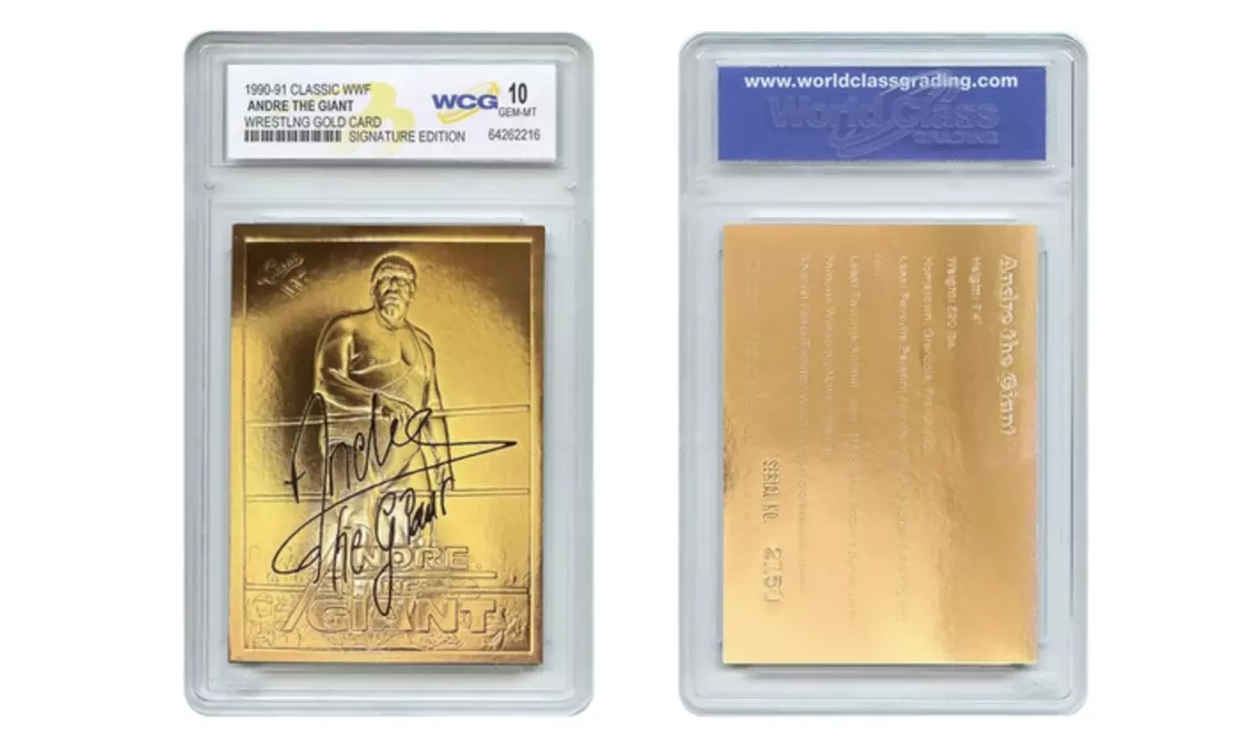 1990-91 Classic HULK HOGAN WWF Wrestling Gold Card Signature Edition Gem-Mint 10