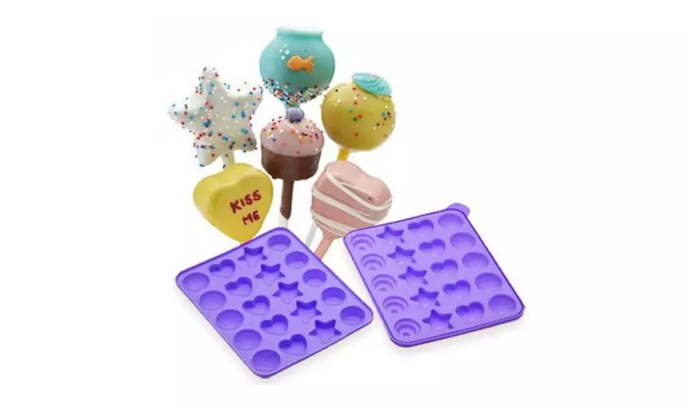 Cake Pops Shapes Instant Silicone Baking Pan Set - Primary Image