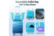 2 Piece Set 20" Carry-on Luggage Glossy Hardshell Suitcases with Expandable bag - Second Medium