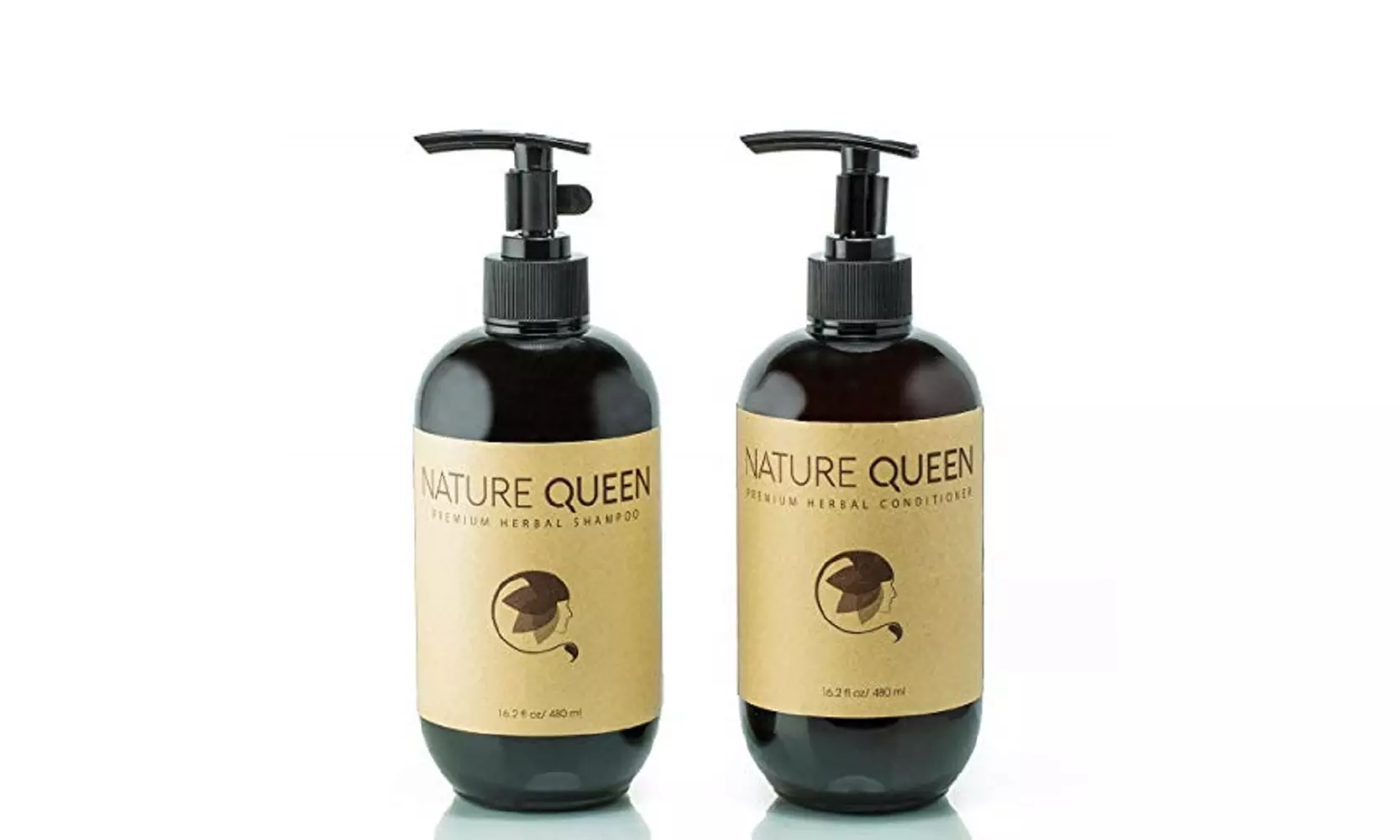 NATURE QUEEN Herbal Shampoo Conditioner Set  Natural hair-care products - Primary Image