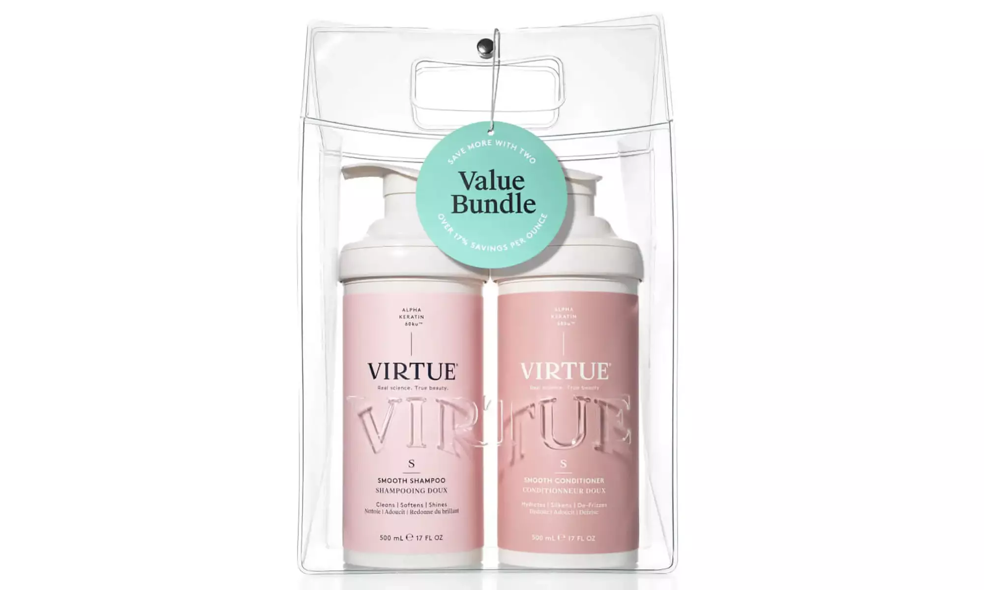 Virtue Shampoo & Conditioner Due Kit 17 Oz  - Second Medium
