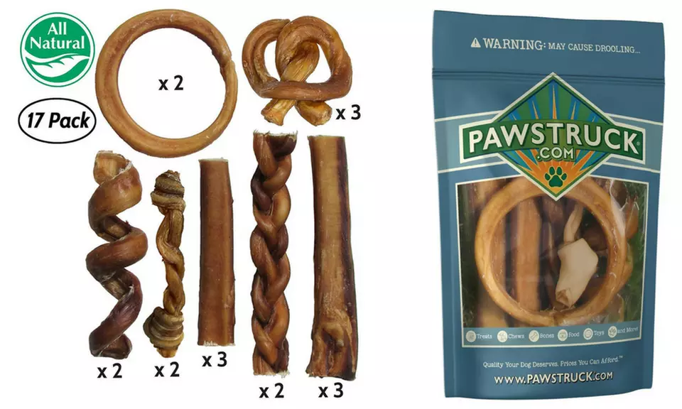 Jumbo Bully Stick Variety Pack For Dogs - Primary Image