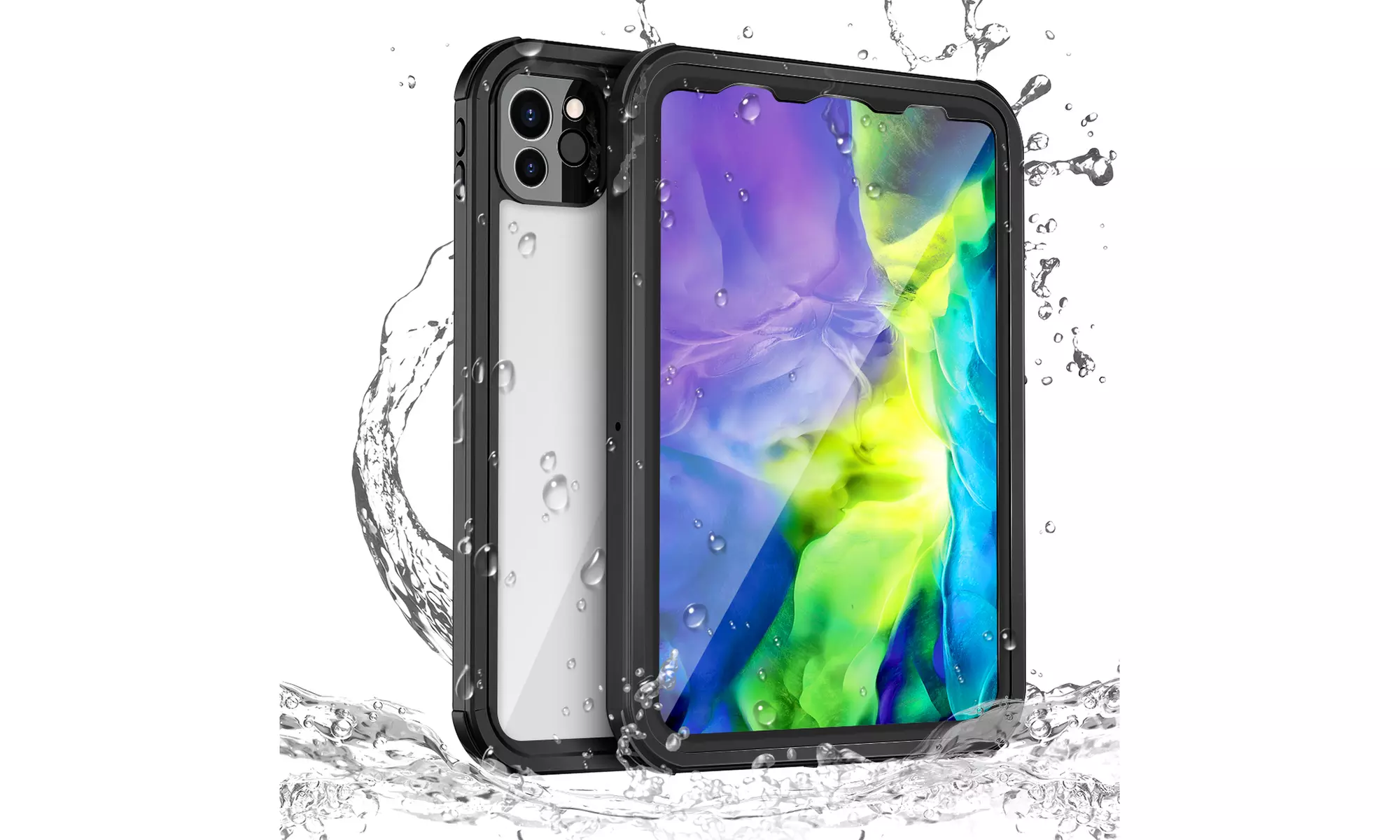 For 11 inch iPad Pro(3rd Gen)2021 Waterproof IP68 Case Built-in Screen Protector - Primary Image