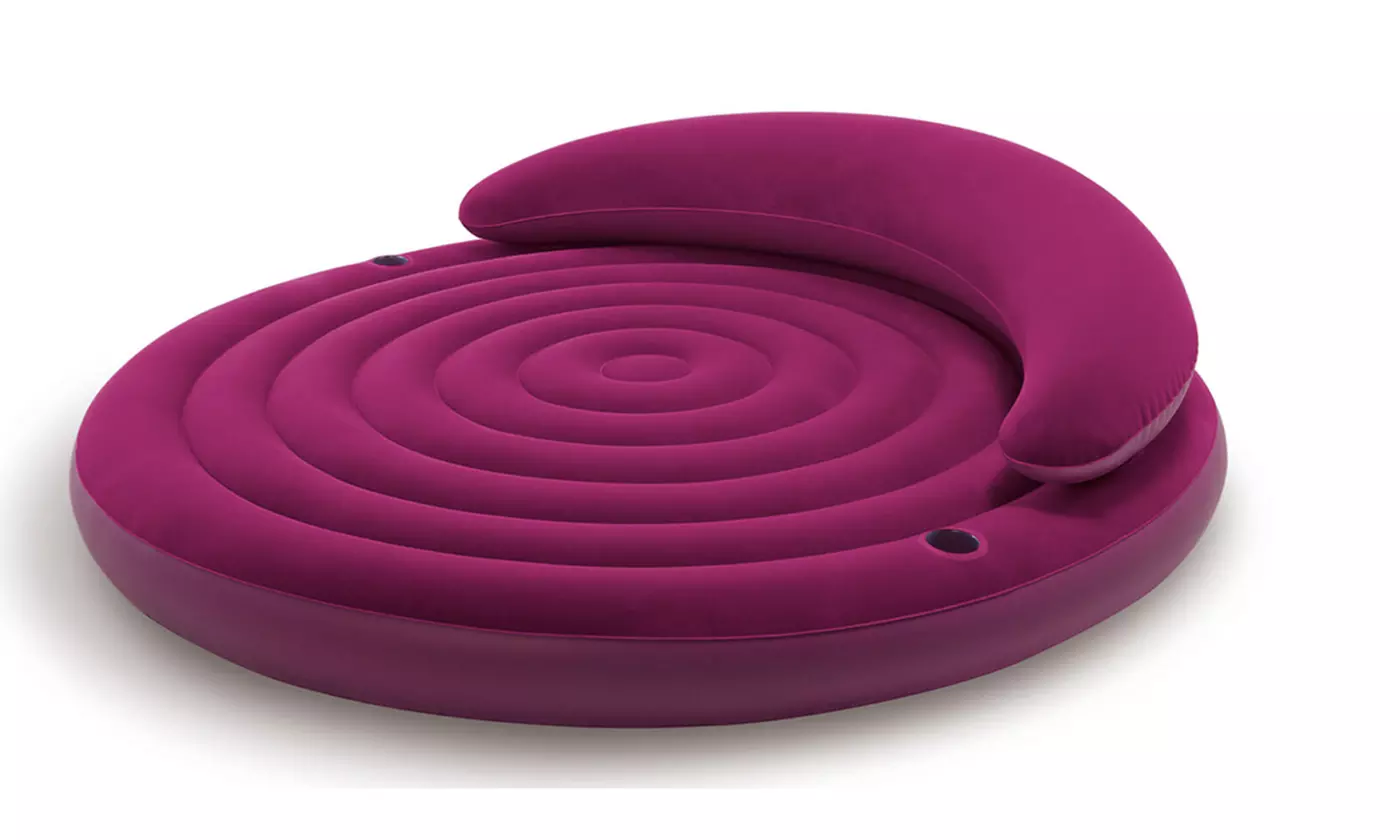 Inflatable Air Bed Mattress Lounger Ultra Daybed Indoor Outdoor Air Lounge Chair - Primary Image