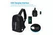 For Nintendo Switch Backpack Travel Bag Protective Carrying Case USB Charging - Image 4