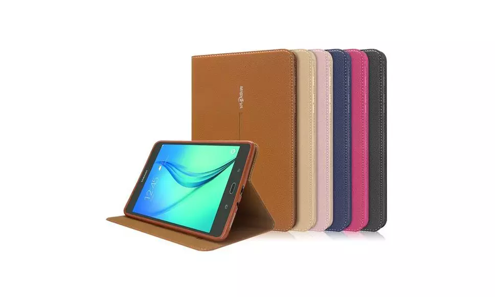 PU Leather Folio Case Cover For Samsung Galaxy Tab A Model 8.0 Inch - Primary Image