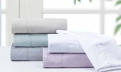 Pointehaven Microfiber Solid Color Sheet Sets Lavender Twin Extra Long