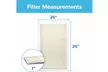 1-Inch Electrostatic Air Cleaning Filter, 6-Pack  - Second Medium