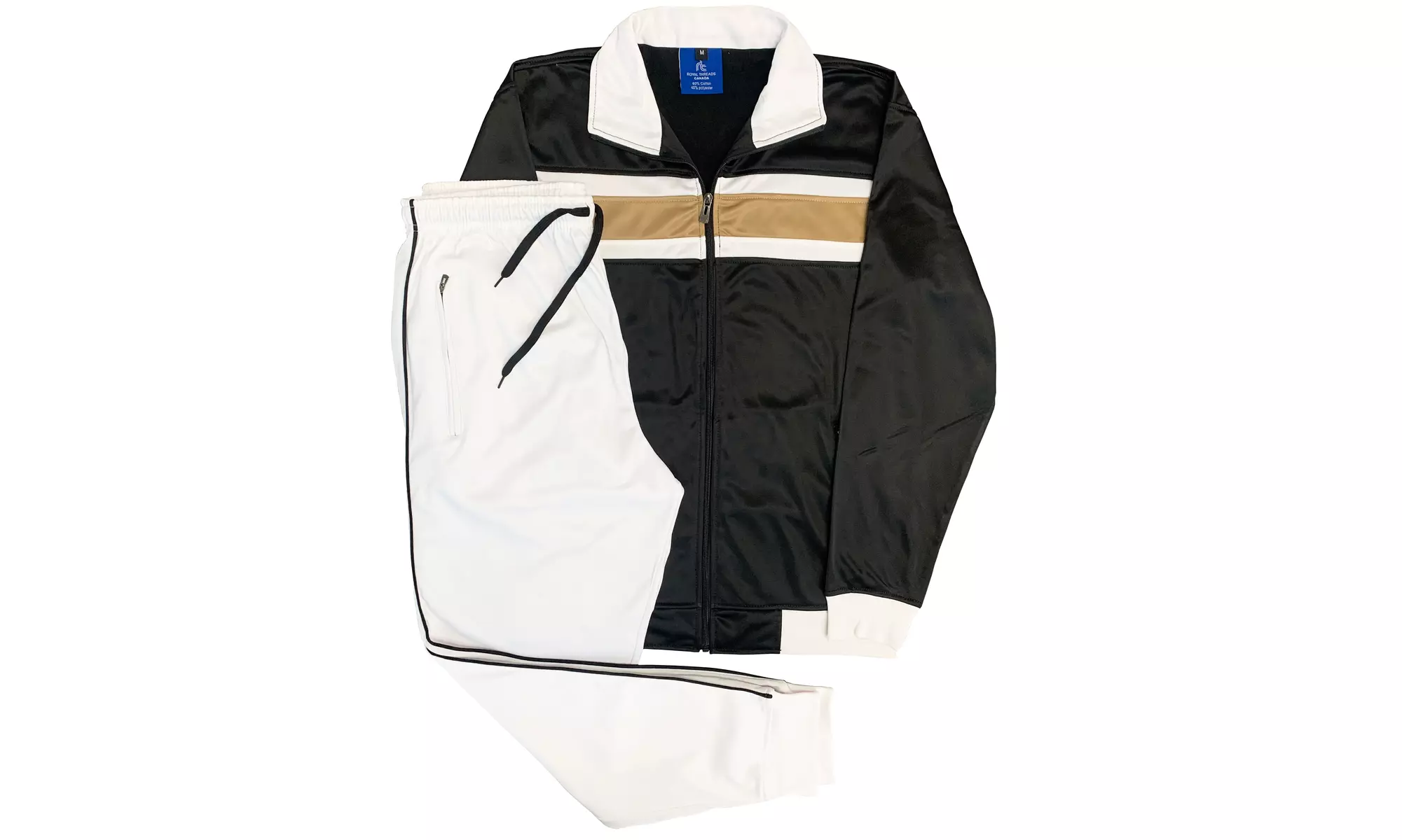 Royal Threads Men's Full Zip Tracksuit