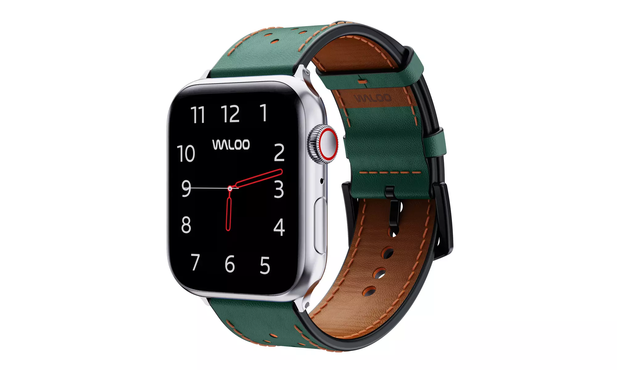 Waloo Leather & Metal Replacement Bands for Apple Watch - All Series