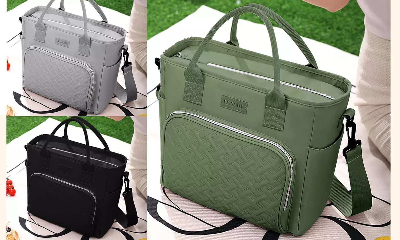 ItBelongs2U Insulated Lunch Bag Leakproof Cooler Tote 11L