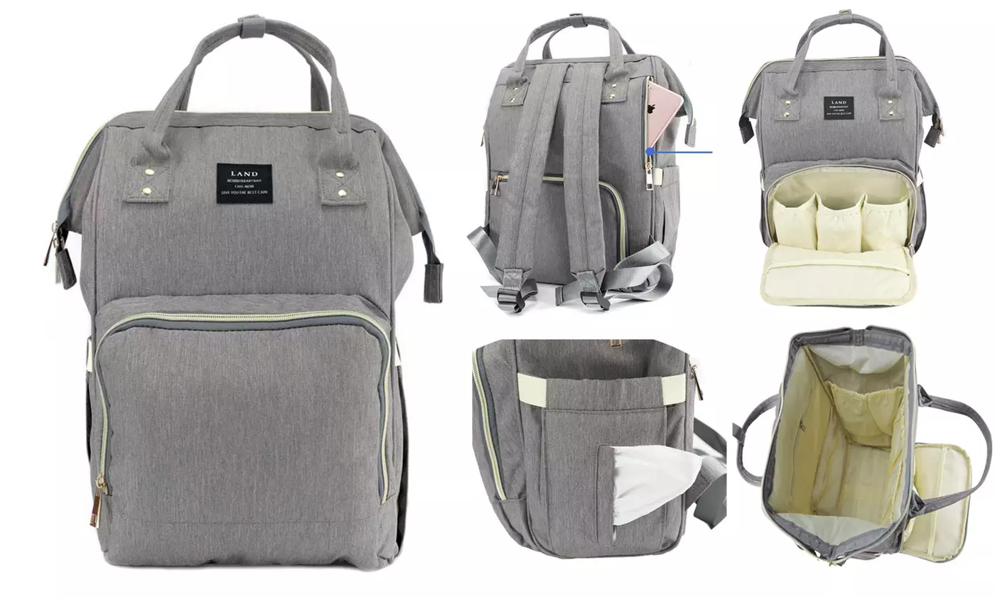  Diaper Bag Mommy & Baby Large Multi-Function Backpack 