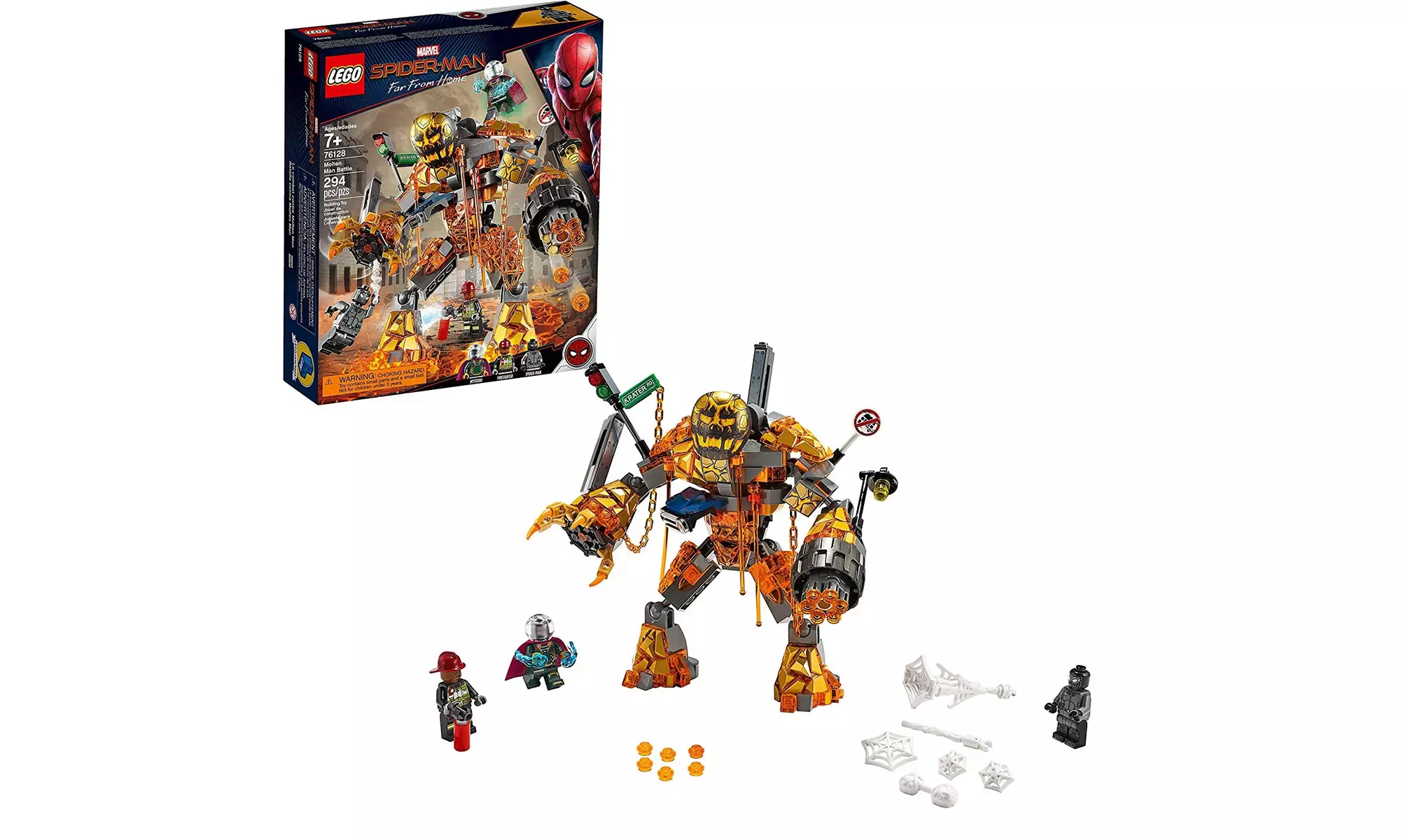 LEGO Marvel Spider-Man Far From Home: Molten Man Battle 76128 Building Kit - Second Medium