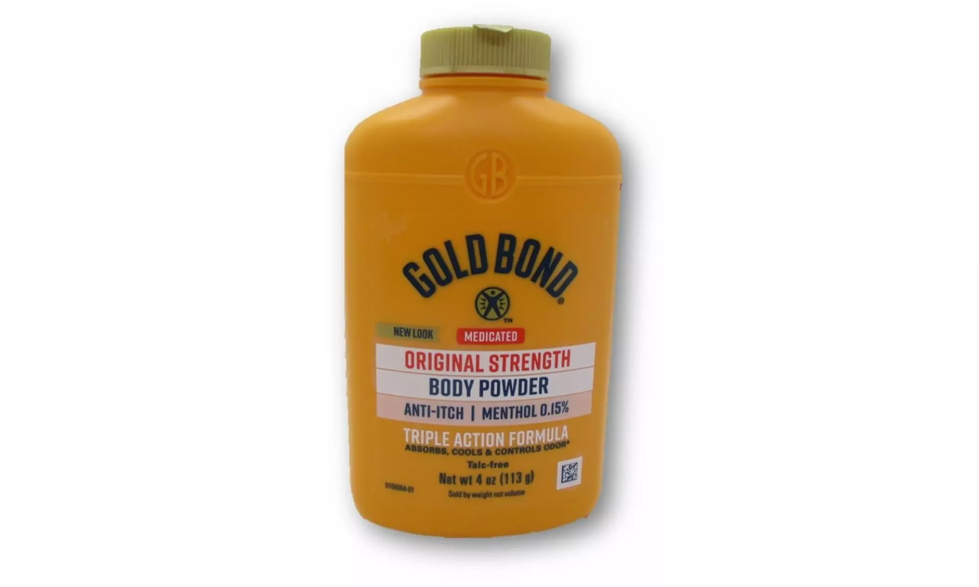 Gold Bond Medicated Original Strength Body Powder, Talc-Free, 1 or 2 pack (4oz)