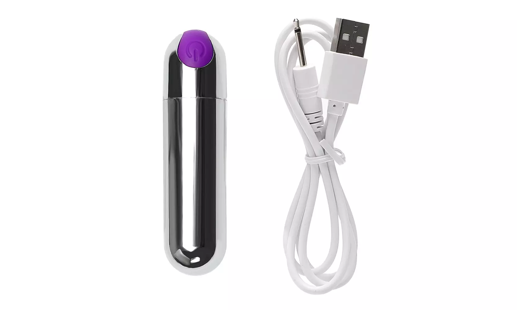 Aphojoy Powerful USB Rechargeable G-spot Bullet Vibrator Mini AV Wand Massager - Second Medium