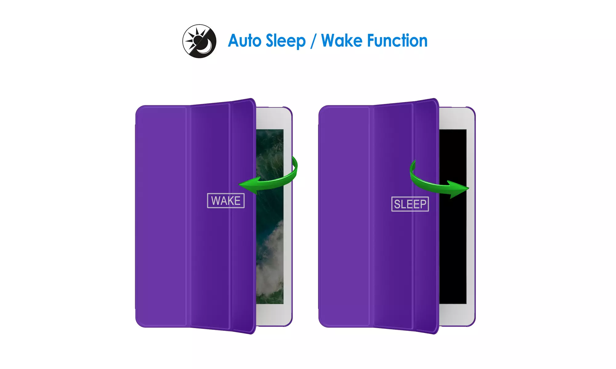 JETech Case for Apple iPad Mini 1 2 3, Hard Back Shell Soft-Touch Stand Cover