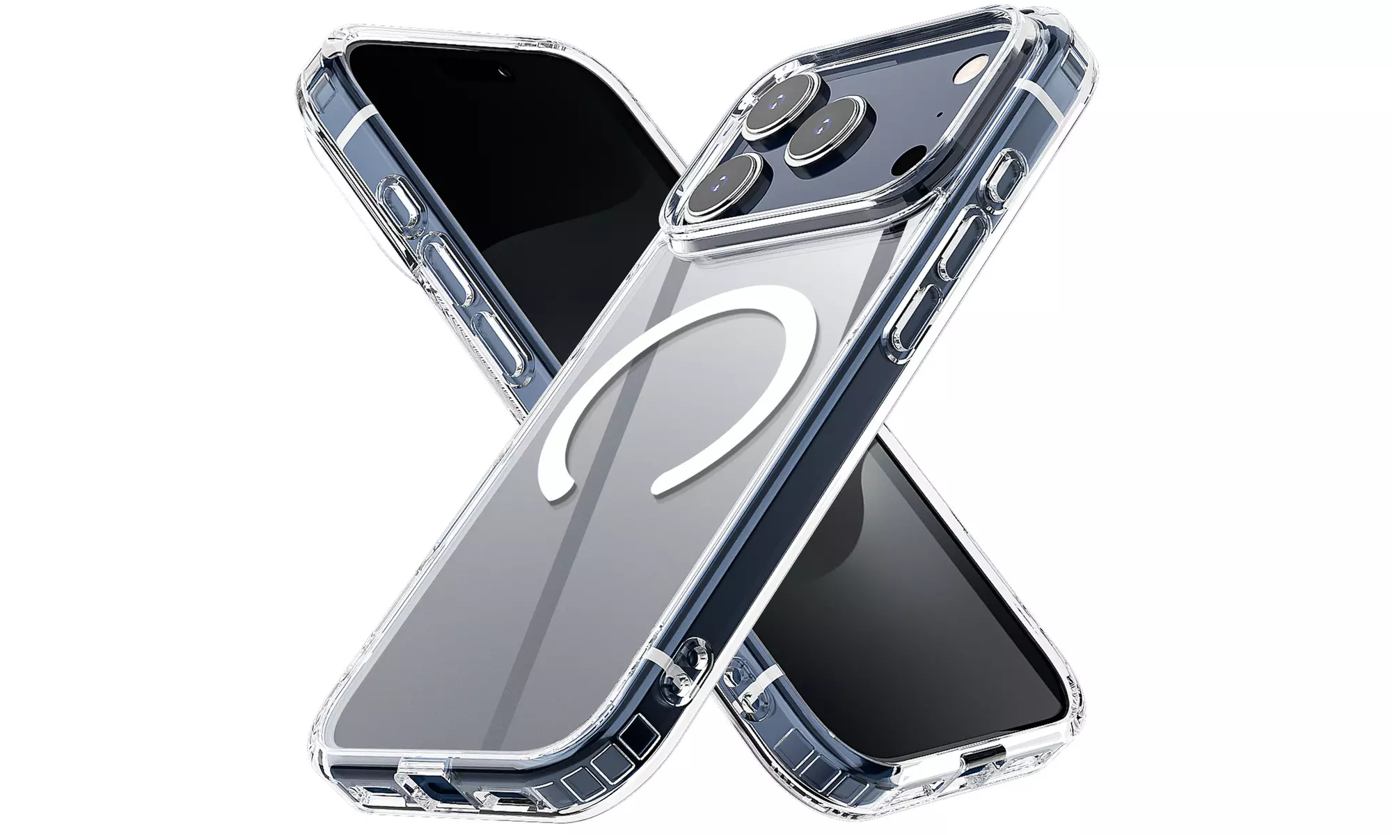 Crystal Clear Case for iPhone 17 Pro Max 17 Air 17 Pro Bumper Shockproof Cover