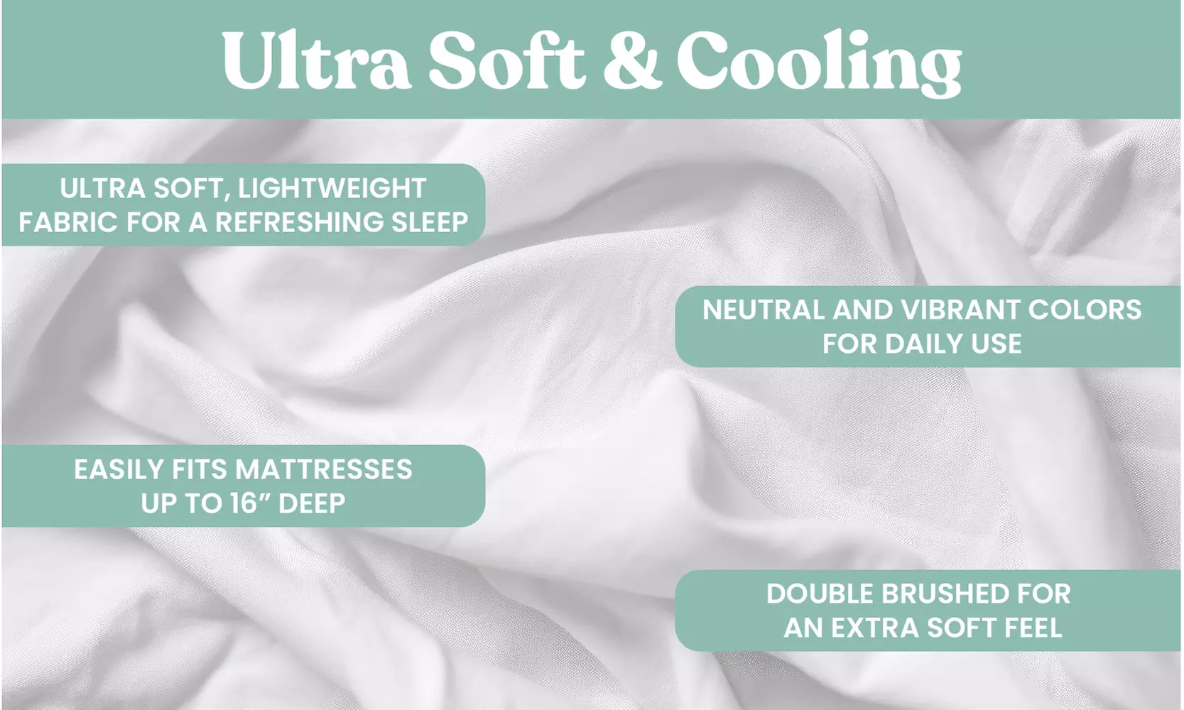 Luxury Home 6-Piece Microfiber Bed Sheet Set
