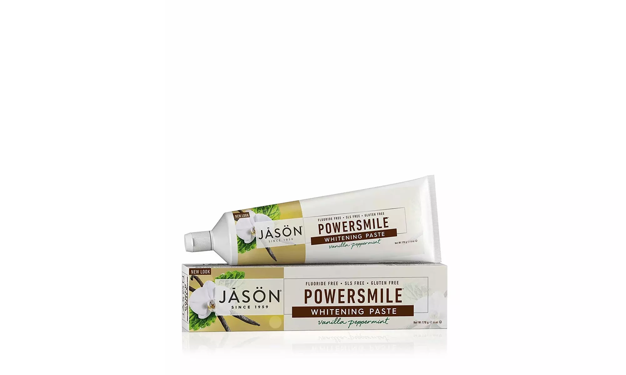Jason Powersmile Whitening Fluoride-Free Toothpaste - Second Medium