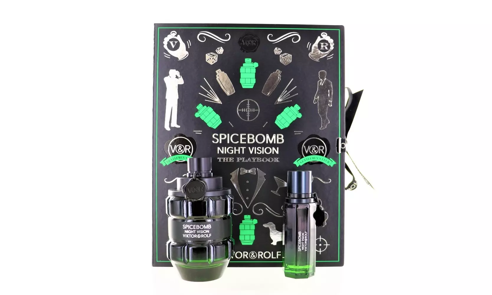 SPICEBOMB NIGHT VISION by Viktor & Rolf 2 PIECE GIFT SET - 3.04 OZ EAU DE