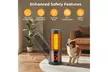 Costway 17-Inch Tower Space Heater for Indoor Use 1500W PTC Fireplace Heater - Second Medium