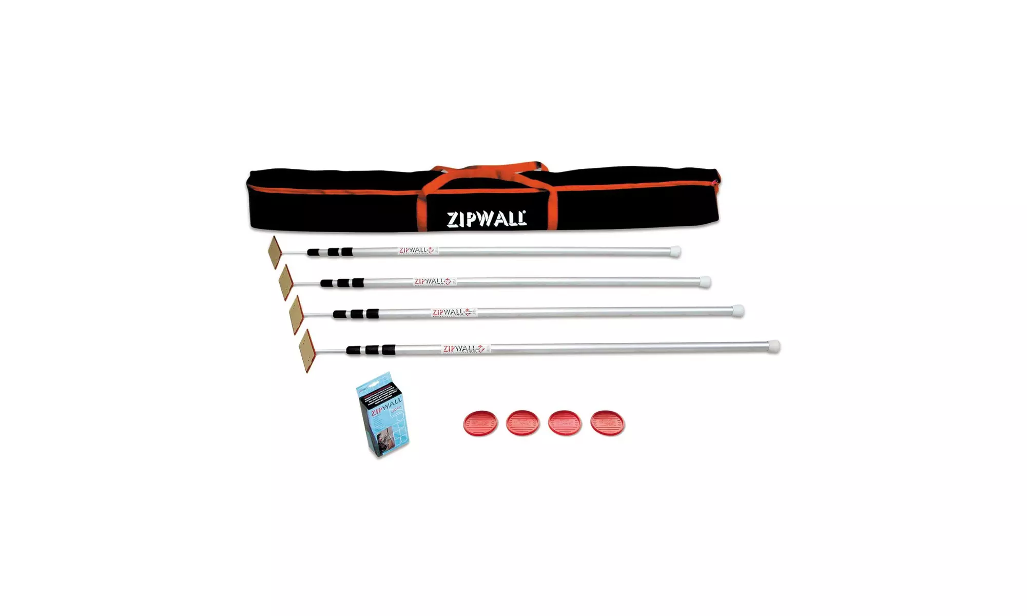 ZipWall 12 SLP4 12-Foot Spring-Loaded Poles for Dust Barriers (2-Pack) - Second Medium