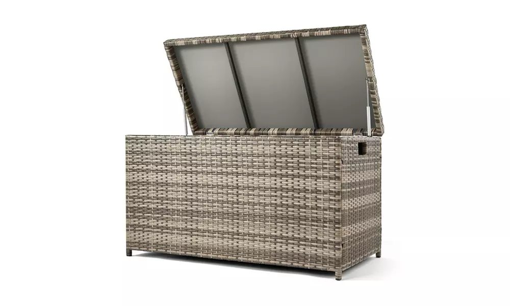 100 Gallon Wicker Deck Box - Primary Image