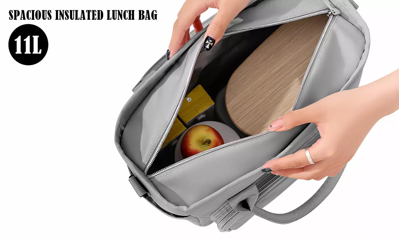 ItBelongs2U Insulated Lunch Bag Leakproof Cooler Tote 11L