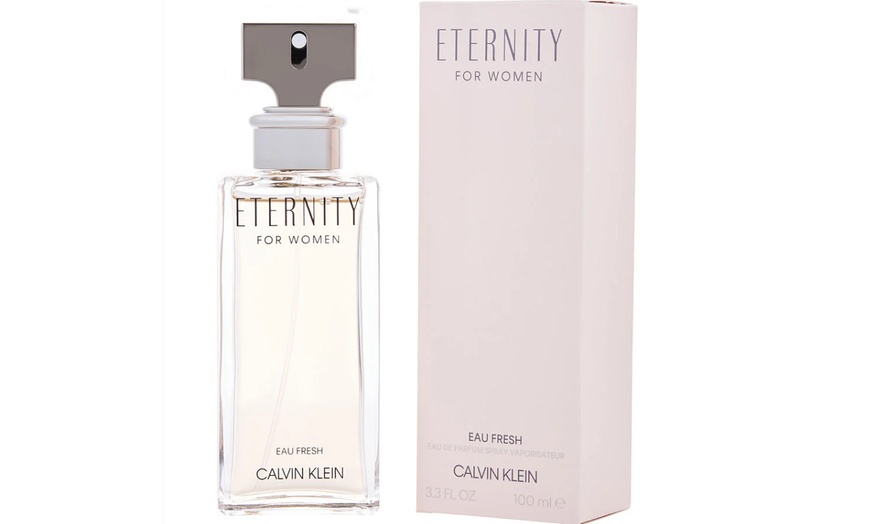 Image 1: Calvin Klein Eternity EAU Fresh Eau De Parfum Spray for Women 3.3 Fl. Oz.
