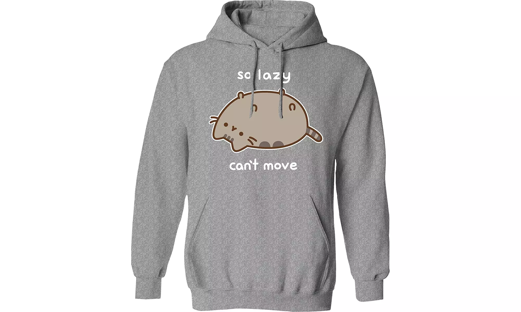 Pusheen The Cat So Lazy Can't Move Sweatshirt Cat Hoodie for Men and Women - Second Medium