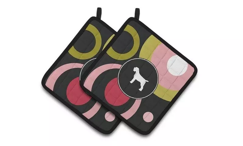 Carolines Treasures KJ1068PTHD Wirehair Pointing Griffon Pair of Pot Holders  - Primary Image